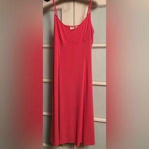 Isaac Mizrahi empire waist midi length cami dress with adjustable straps